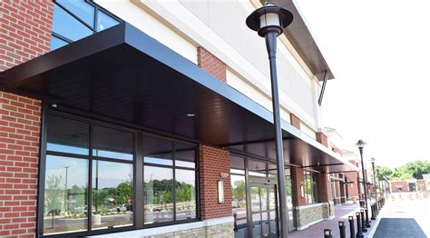 metal canopy for commercial buildings